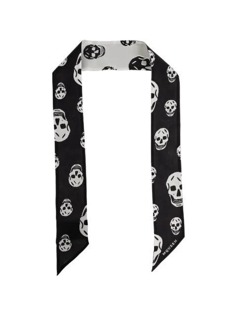 skull-print scarf by ALEXANDER MCQUEEN