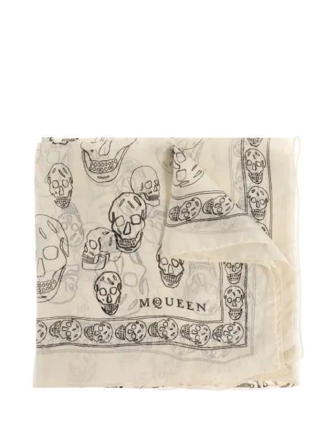 skull-print scarf by ALEXANDER MCQUEEN