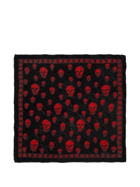 skull-print silk scarf by ALEXANDER MCQUEEN
