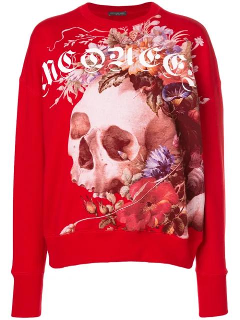 skull print sweatshirt by ALEXANDER MCQUEEN