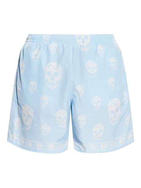 skull print swim shorts by ALEXANDER MCQUEEN