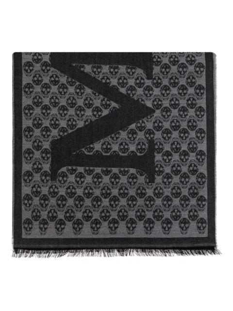 skull-print wool scarf by ALEXANDER MCQUEEN
