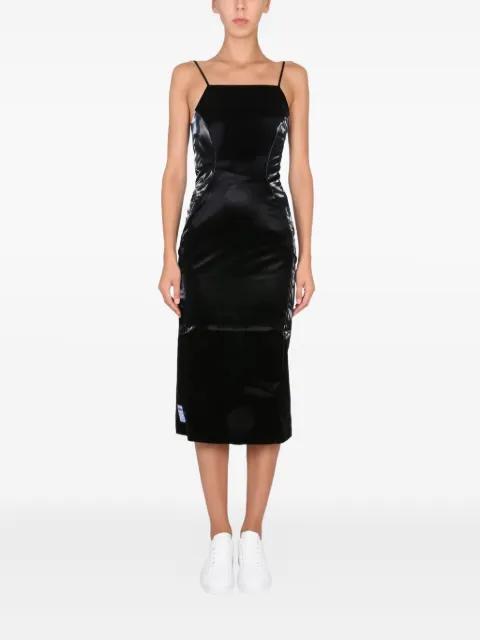 square-neck midi dress by ALEXANDER MCQUEEN