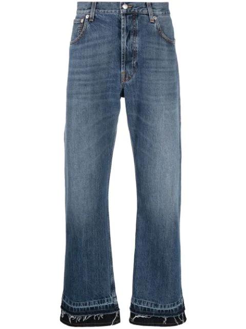 straight-leg cropped jeans by ALEXANDER MCQUEEN