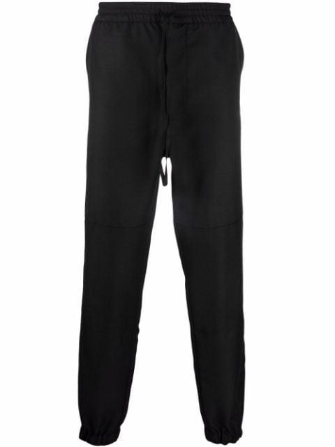 straight-leg wool-blend track pants by ALEXANDER MCQUEEN