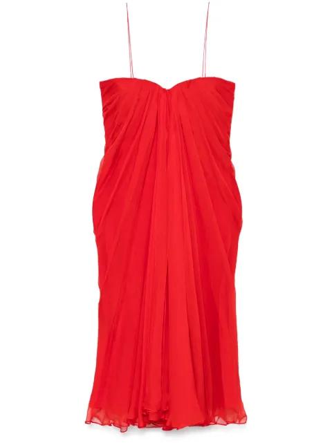 strapless dress by ALEXANDER MCQUEEN