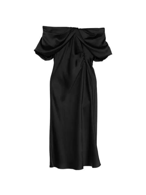 strapless midi dress by ALEXANDER MCQUEEN