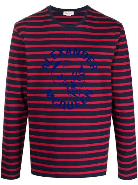 striped long sleeve T-shirt by ALEXANDER MCQUEEN