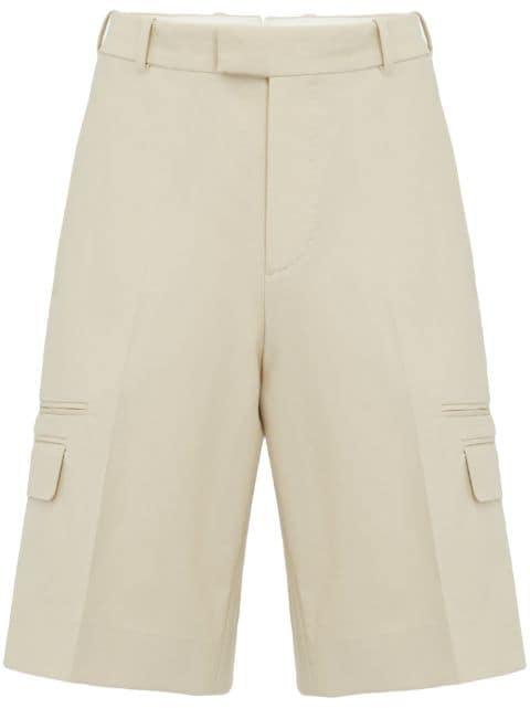 tailored cotton shorts by ALEXANDER MCQUEEN