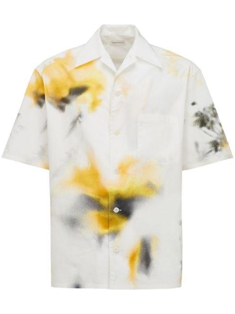 tie-dye cotton shirt by ALEXANDER MCQUEEN