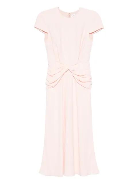 twist-detail midi dress by ALEXANDER MCQUEEN
