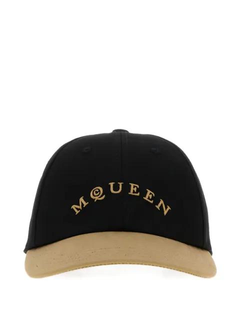 two-tone cotton baseball cap by ALEXANDER MCQUEEN