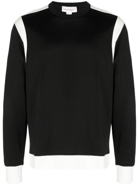 two-tone panelled sweatshirt by ALEXANDER MCQUEEN