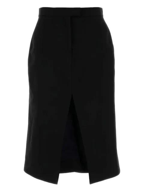 wool split-front skirt by ALEXANDER MCQUEEN