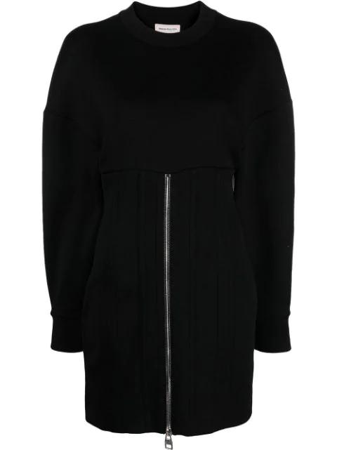 zip-detail mini dress by ALEXANDER MCQUEEN