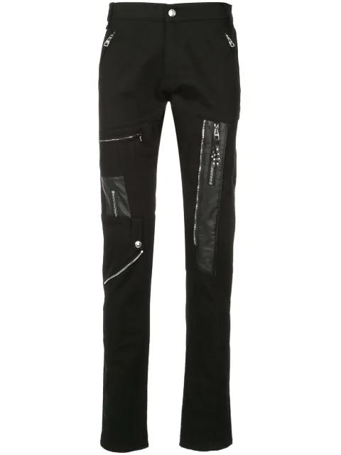 zip patched trousers by ALEXANDER MCQUEEN