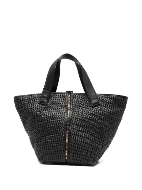 medium Lauren leather tote bag by ALEXANDER SMITH