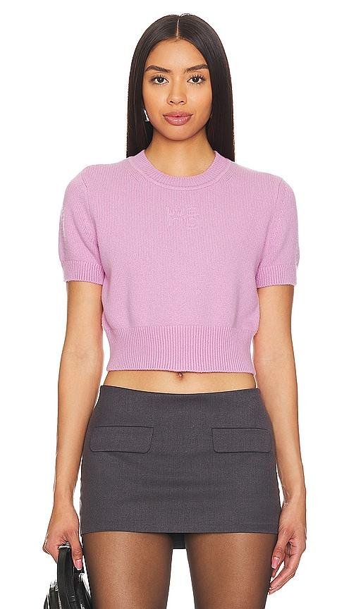Alexander Wang Crew Neck Pullover in Pink by ALEXANDER WANG