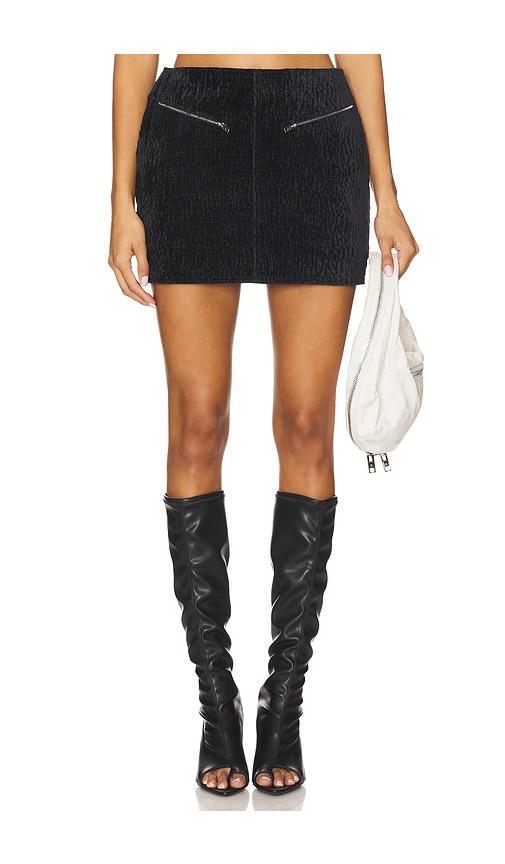 Alexander Wang Low Rise Mini Skirt in Black by ALEXANDER WANG