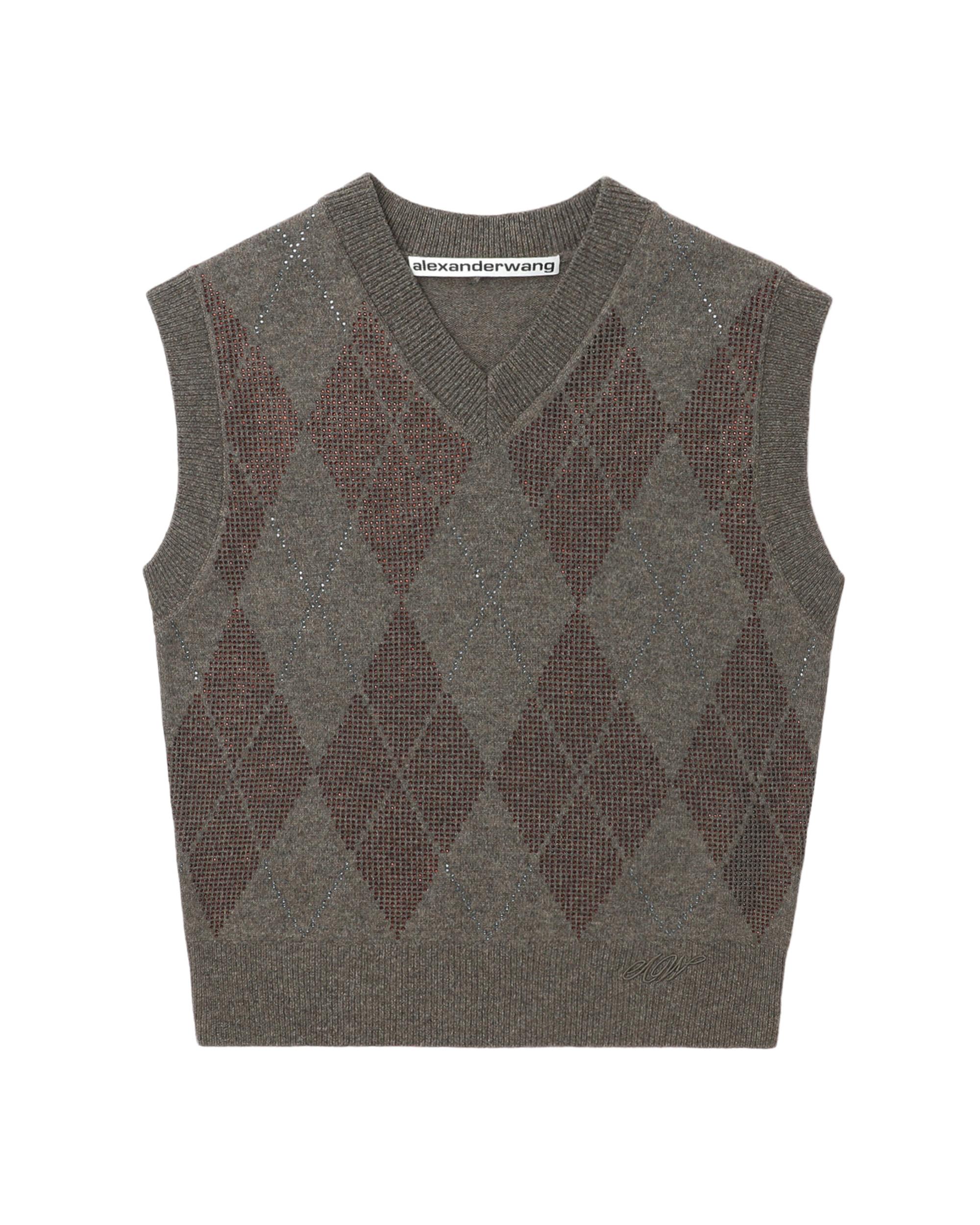 Argyle knit vest by ALEXANDER WANG