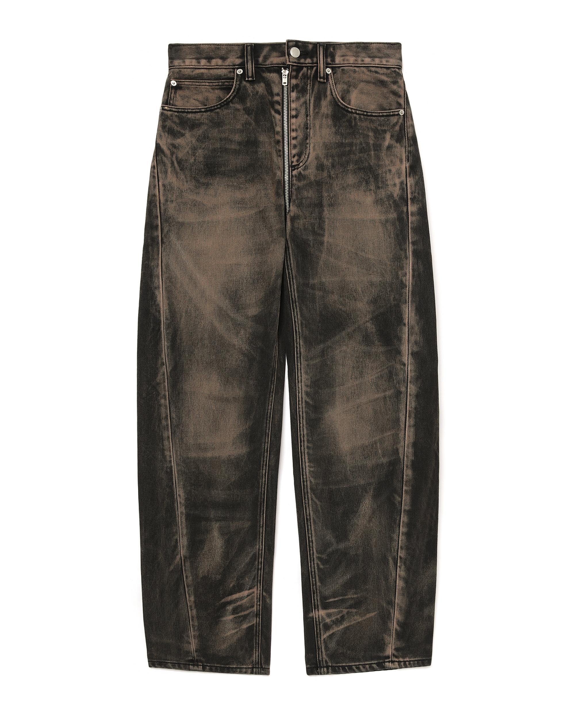 Balloon jeans with front to back zip by ALEXANDER WANG