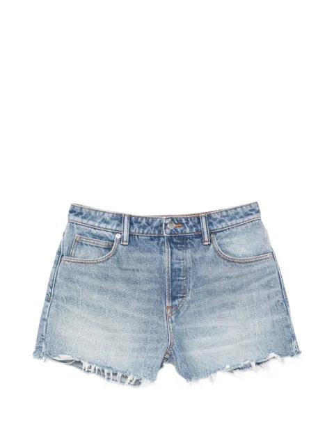 Bite distressed shorts by ALEXANDER WANG
