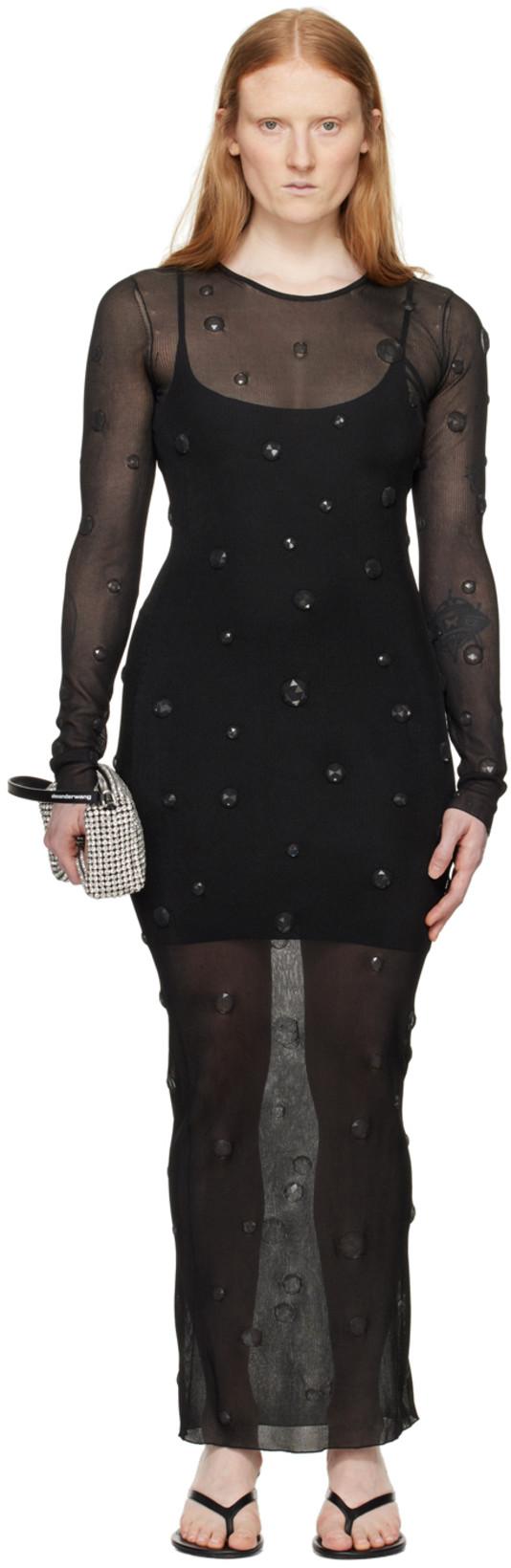 Black Gem Maxi Dress by ALEXANDER WANG