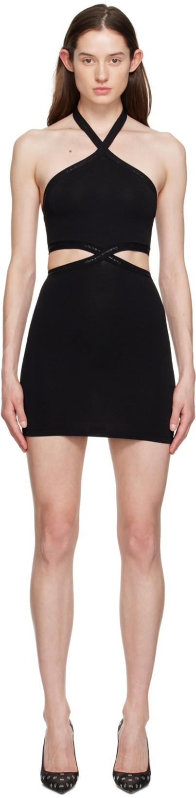 Black Halter Minidress by ALEXANDER WANG