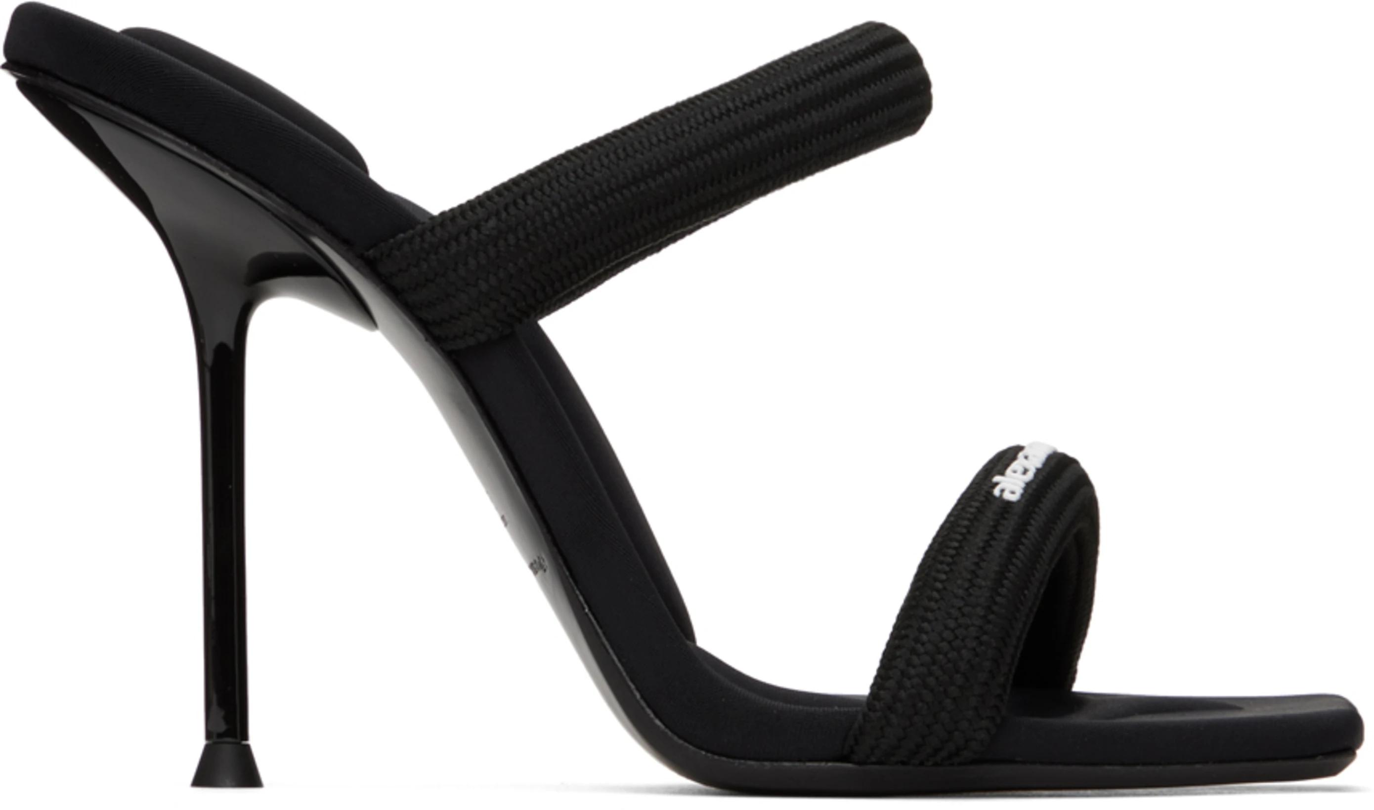 Black Julie Heeled Sandals by ALEXANDER WANG