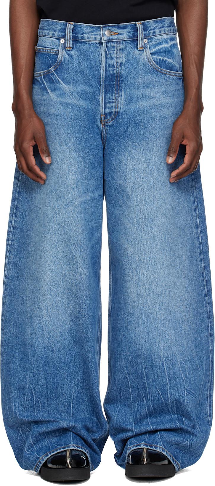 Blue Surge Low Rise Wide Leg Jeans by ALEXANDER WANG
