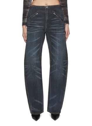 Crystal Hotfix Moto Jeans by ALEXANDER WANG