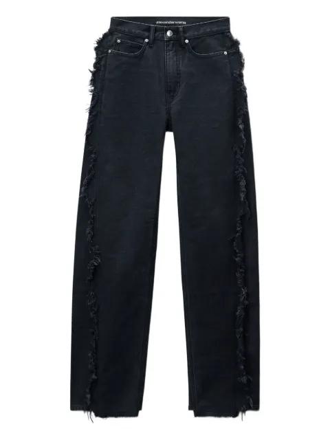 Float frayed-seams denim jeans by ALEXANDER WANG