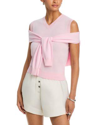 Layered Look Cardigan & Tank Top by ALEXANDER WANG