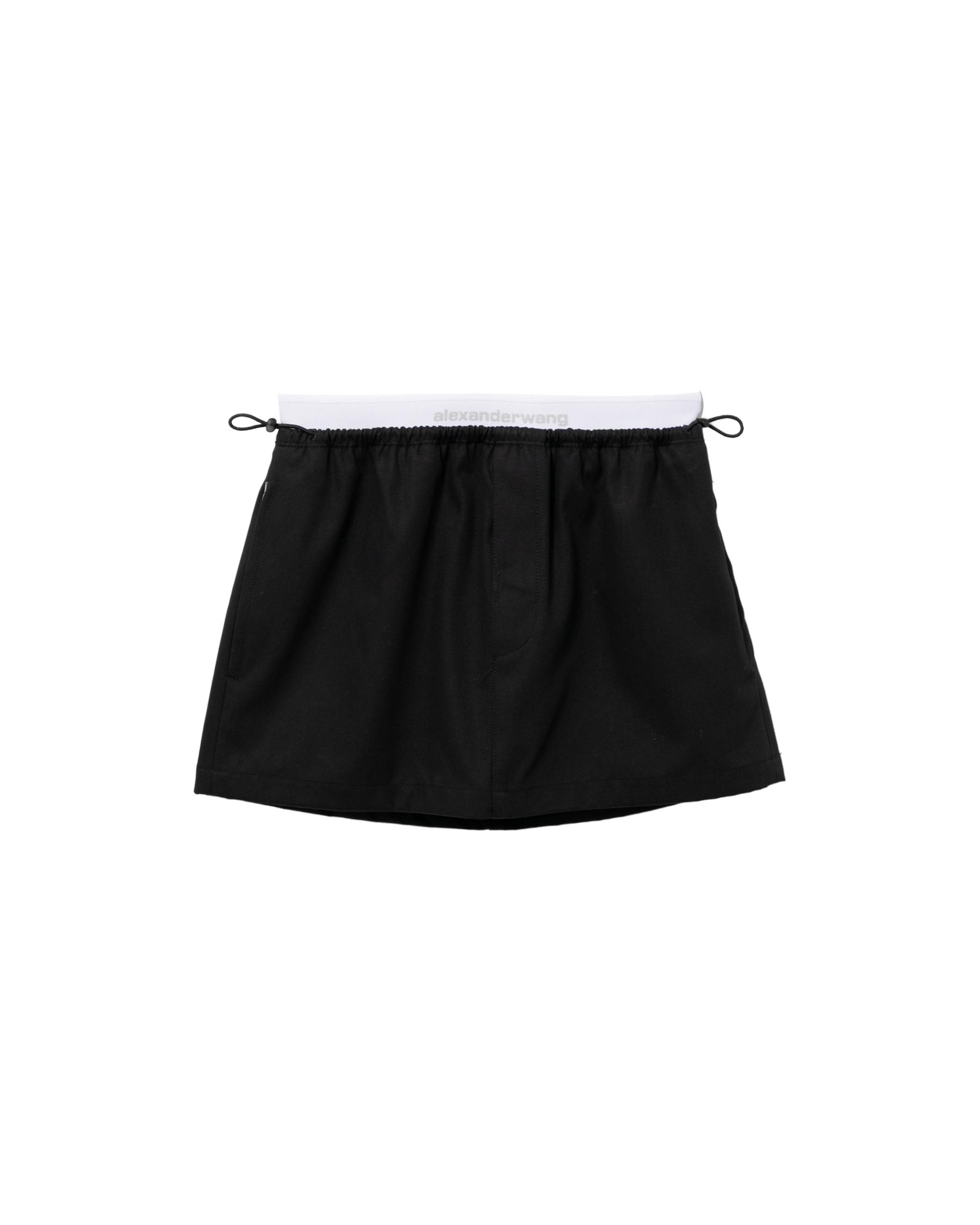 Logo elastic mid-rise skirt by ALEXANDER WANG