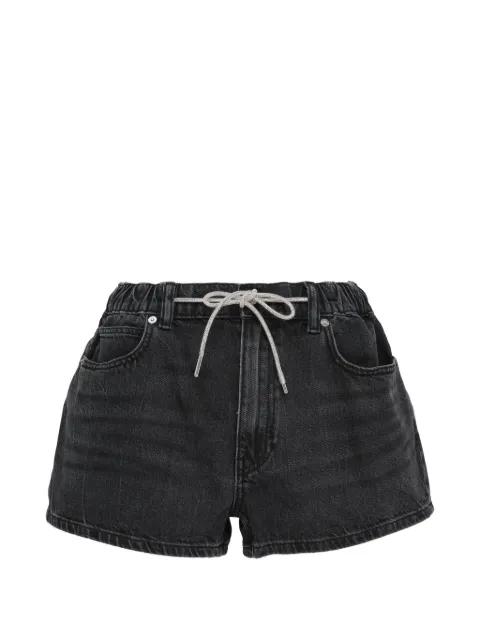 Marathon crystal-drawstring shorts by ALEXANDER WANG