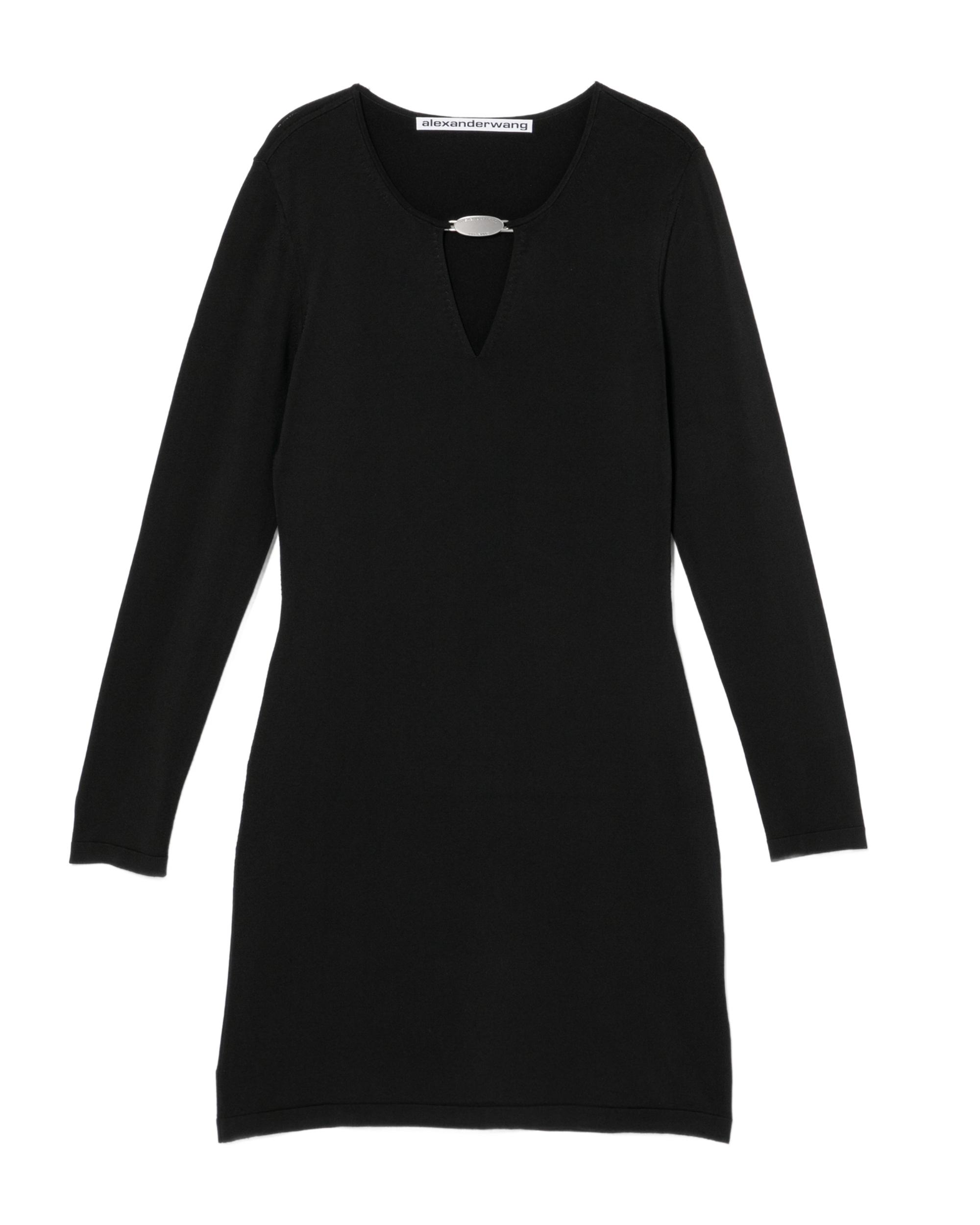 Metal logo mini dress by ALEXANDER WANG