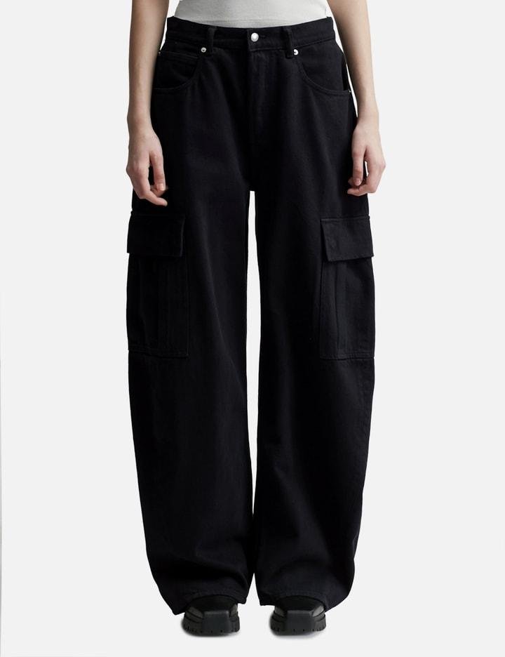 Oversize Cargo Jeans In Cotton by ALEXANDER WANG