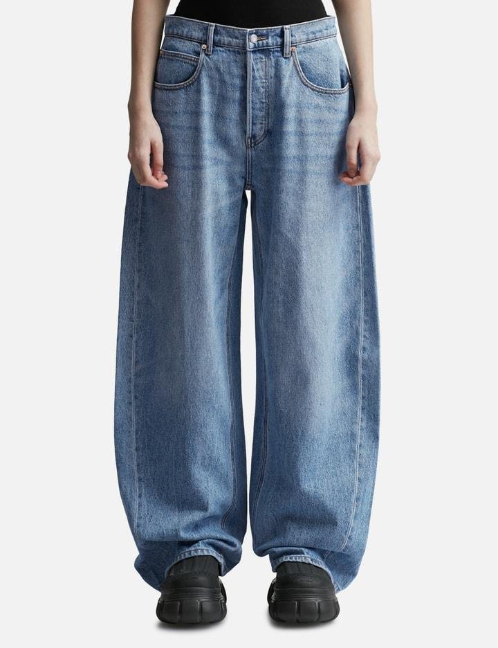 Oversized Low Rise Jean In Recycled Denim by ALEXANDER WANG