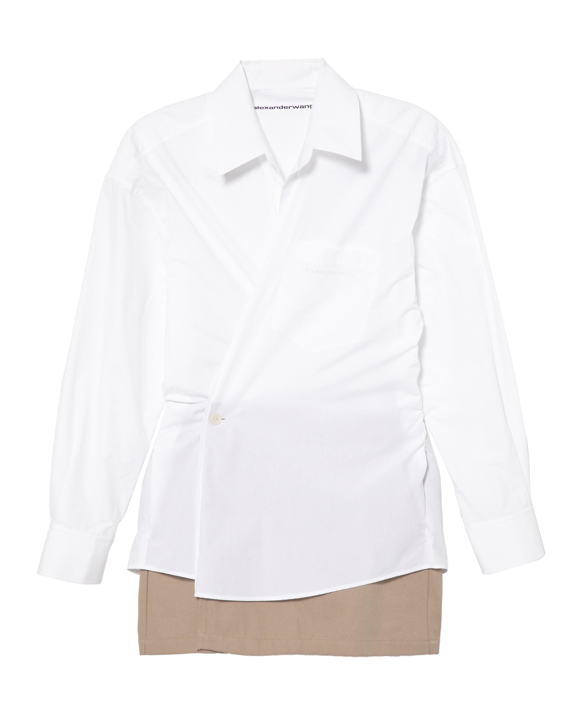 Pre-styled wrap mini dress by ALEXANDER WANG
