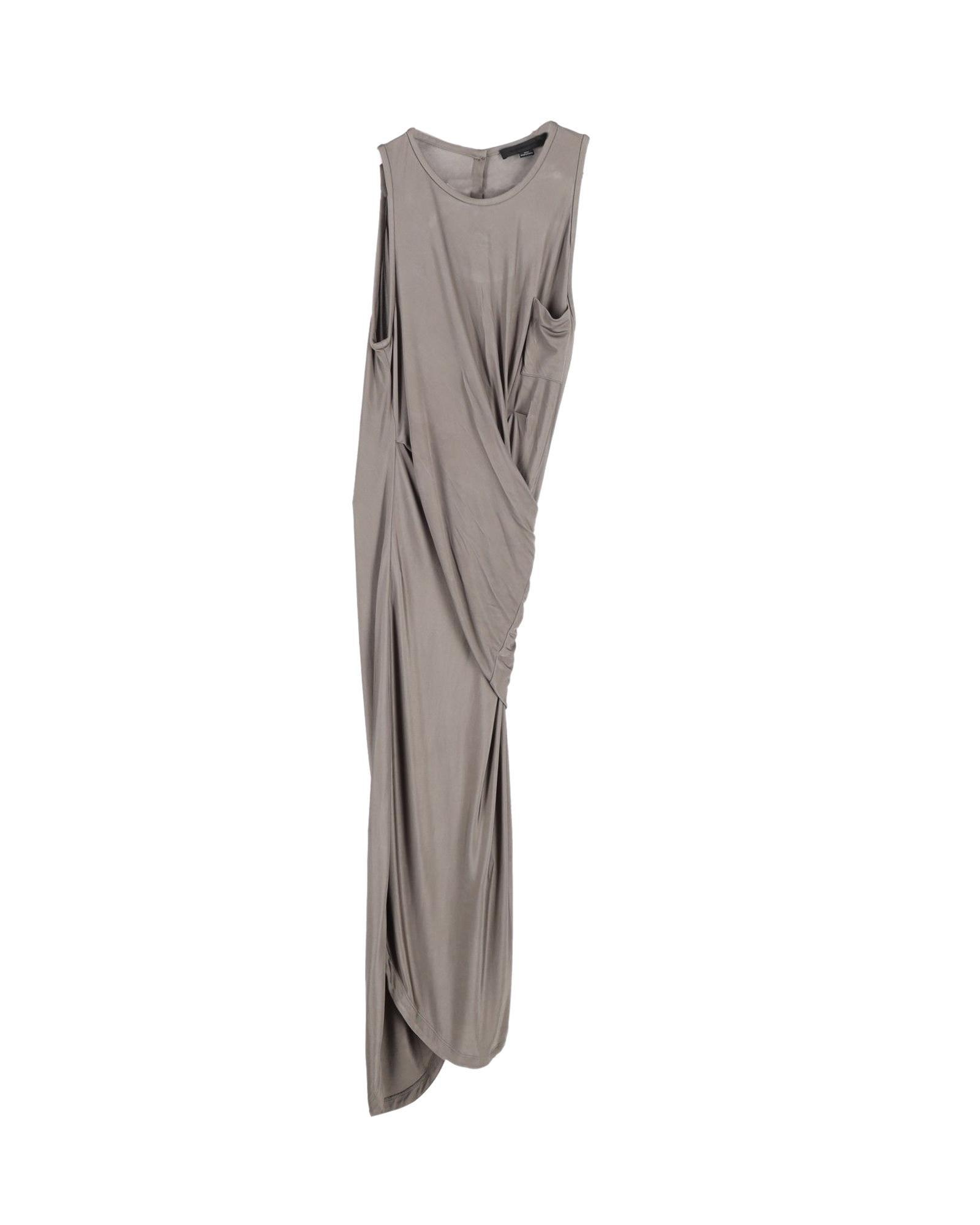 Preloved Draped Jersey Dress Asymmetrical Hemline Wo - Green Midi by ALEXANDER WANG
