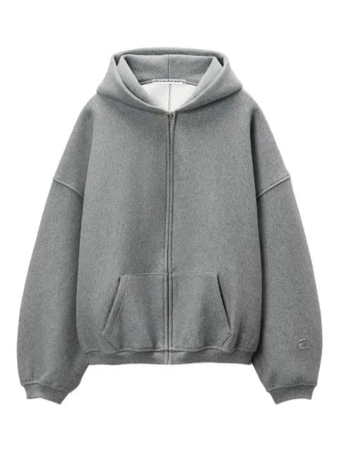 Puff Logo zip-up hoodie by ALEXANDER WANG