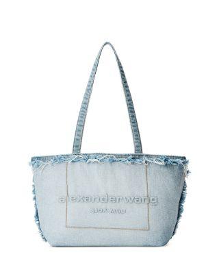 Punch Medium Frayed Denim Tote by ALEXANDER WANG