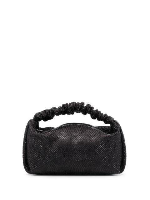 Scrunchie crystal-embellished mini bag by ALEXANDER WANG