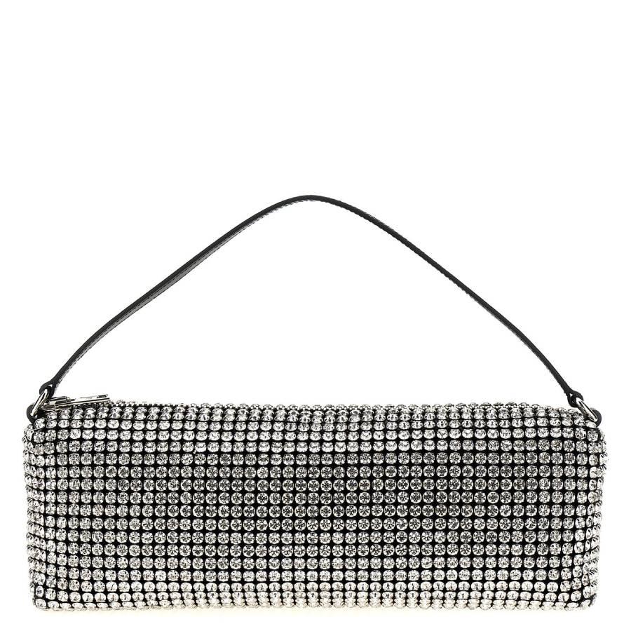 T by Alexander Wang Rhinestone Mesh Heiress Soft Bag by ALEXANDER WANG
