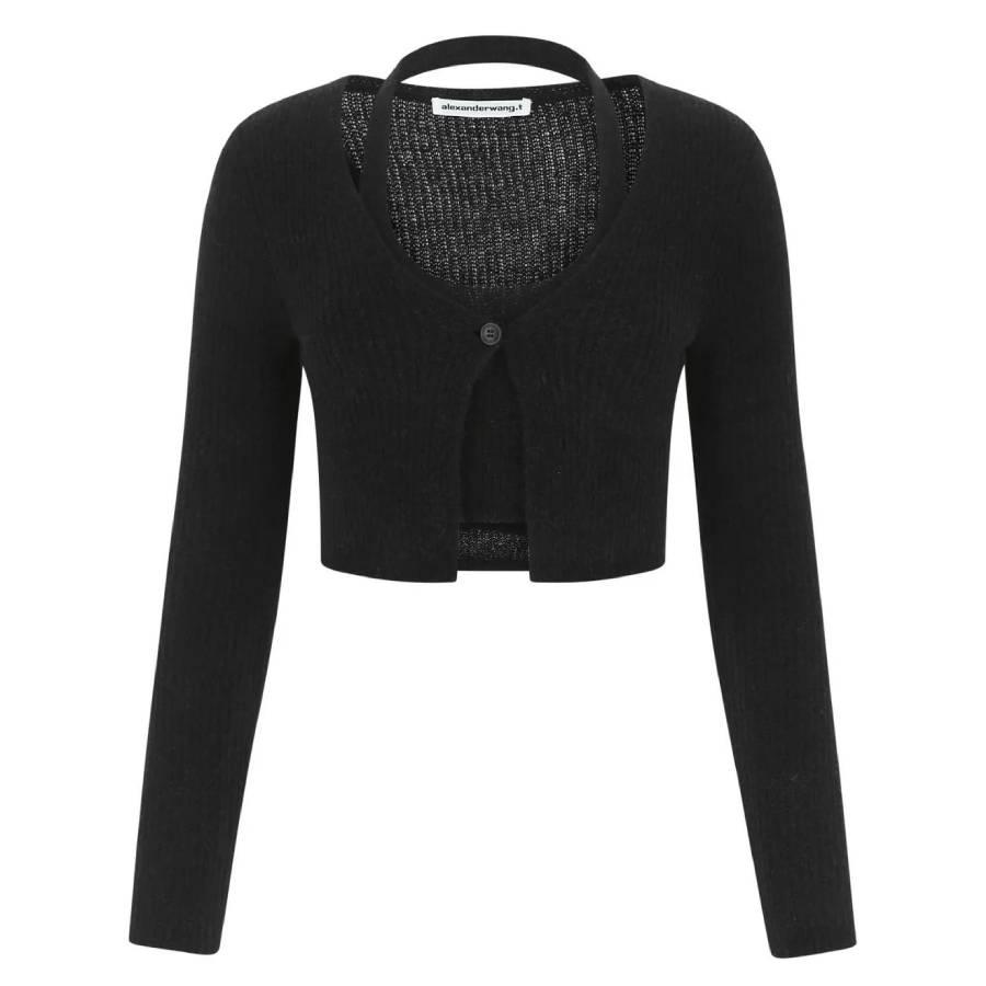 T by Alexander Wang Twinset Halter Cardigan by ALEXANDER WANG