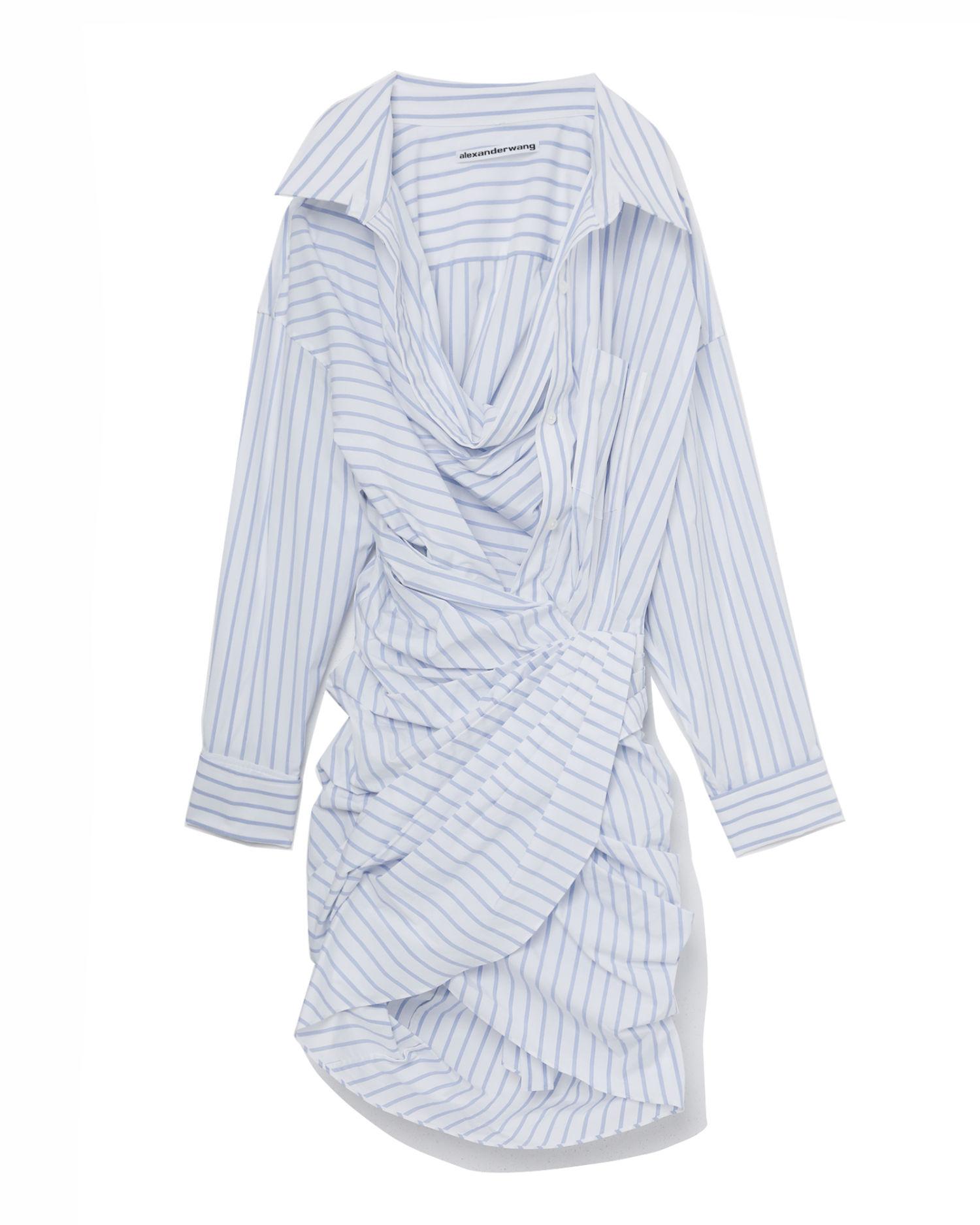 Twisted cowl mini dress by ALEXANDER WANG