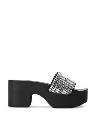 Women's Hotfix Platform Slides by ALEXANDER WANG