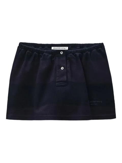 button mini skort by ALEXANDER WANG