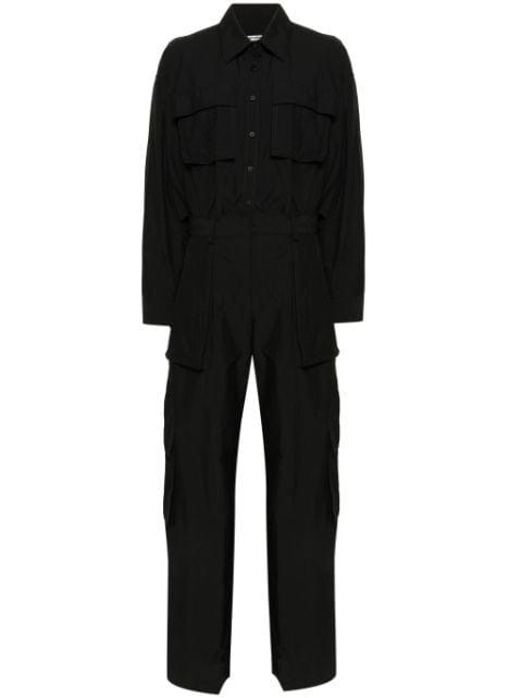 button-up ripstop cargo jumpsuit by ALEXANDER WANG
