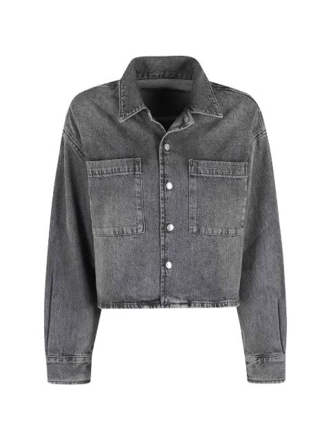 cropped denim shirt by ALEXANDER WANG